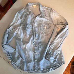 Jean Button Up
